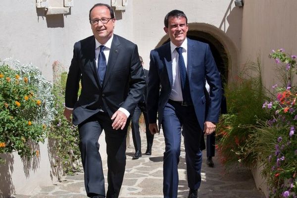 François Hollande et Manuel Valls