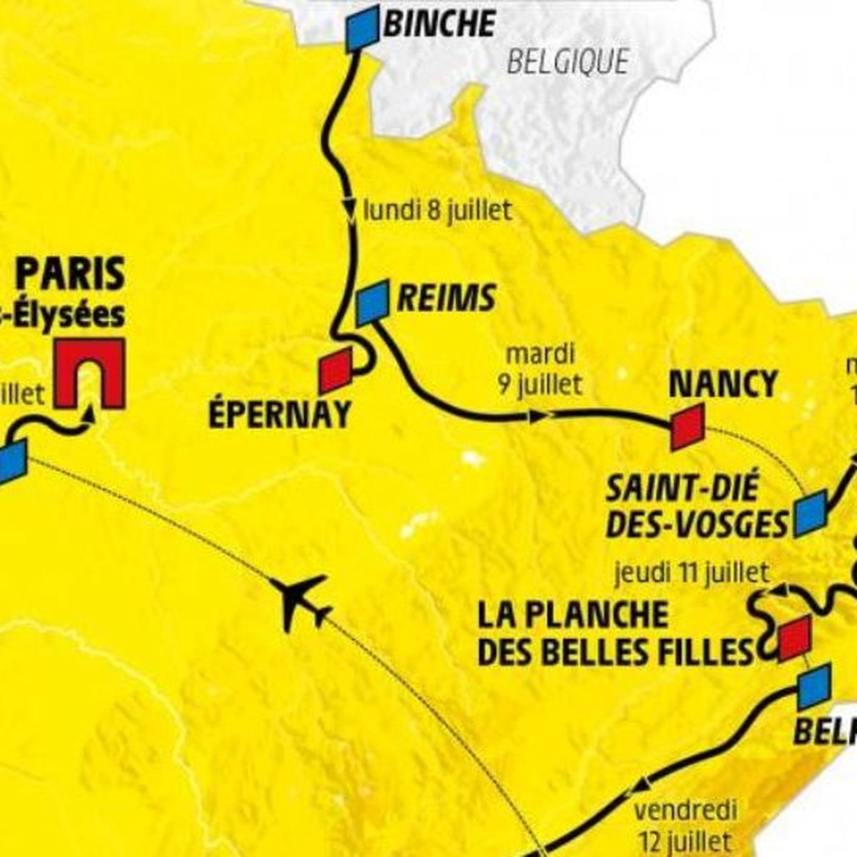 Tour De France 2019 Mulhouse Planche Des Belles Filles Le Parcours De La 6e Etape