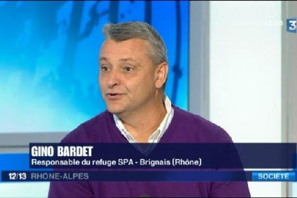 Gino Bardet, responsable du refuge SPA de Brignais - 03/10/14