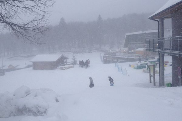 Tempête de neige à Super-Besse