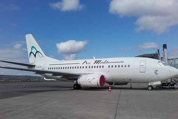 L'un des deux Boeing 737-500 mis en vente à Tarbes suite à la liquidation judiciaire d'Air Méditerranée.