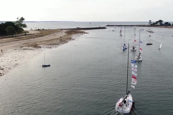 Départ de Port-la-Forêt ce midi