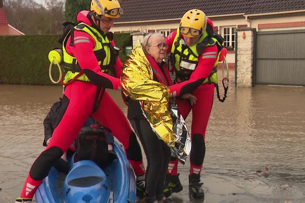 La ville de Blendecques a été particulièrement sinistrée depuis le début des inondations.