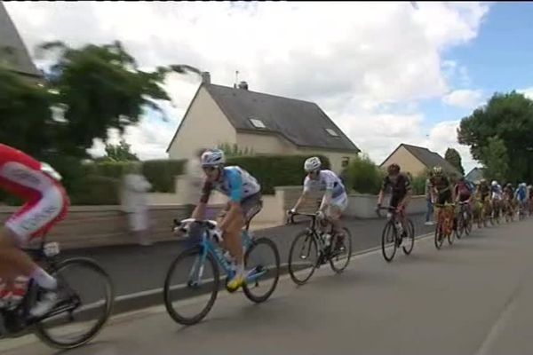 Des coureurs de la Polynormande lors de la 38è édition le 30 juillet 2017.