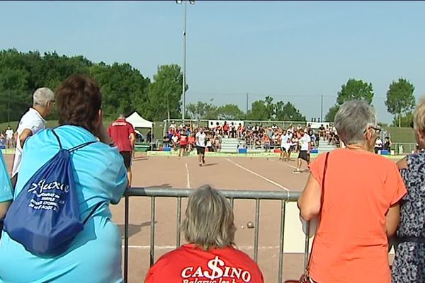 Championnats de France de Boules lyonnaises à Auxerre, dans l'Yonne, dimanche 27 août 2017