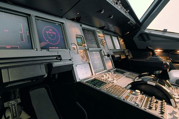 Le cockpit d'un A320