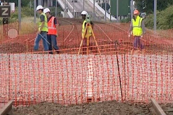 Travaux sur les voies SNCF (archives)