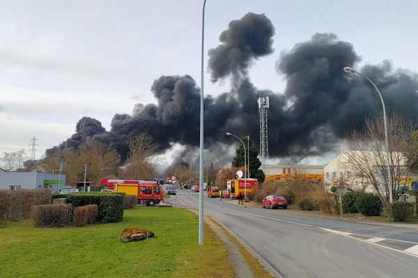 L'incendie s'est déclaré aux alentours de 16h30 ce vendredi 18 février