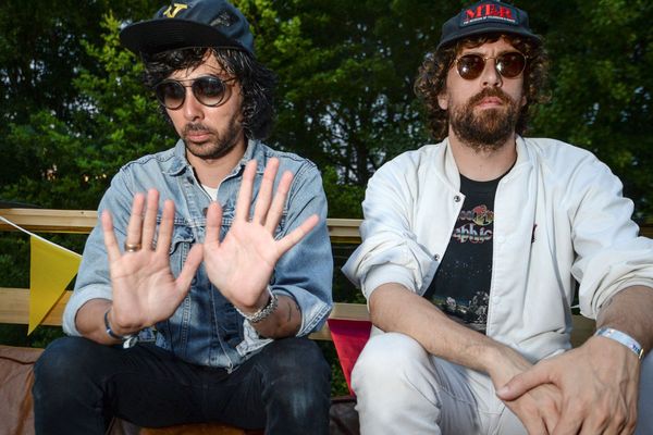 Justice en Interview aux Eurockéennes de Belfort