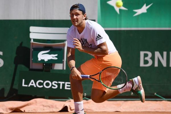 Lucas Pouille, ce samedi.