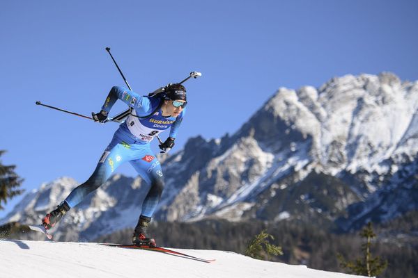 Emilien Jacquelin lors de la poursuite d'Hochfilzen, samedi 19 décembre 2020.