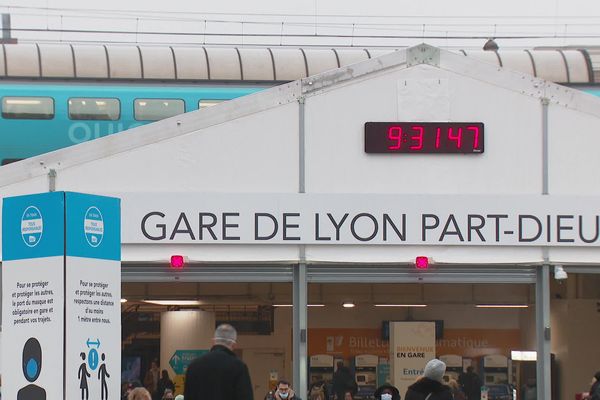 A la gare de Lyon-Part-Dieu, le mouvement de grève des cheminots risque de fortement impacté les voyageurs.