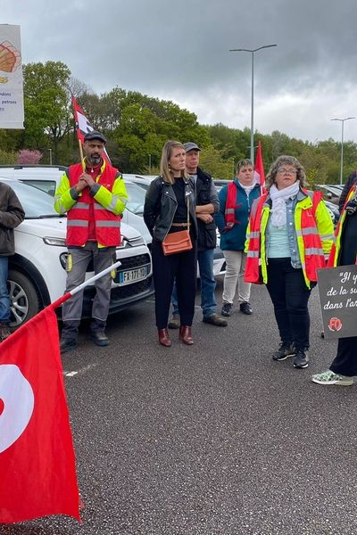 Rassemblement contre la fermeture de la plateforme Casino à Gaël