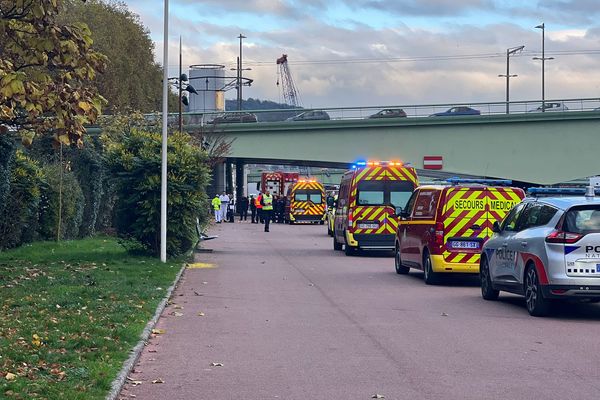 Un piéton est décédé à Rouen, mardi 12 novembre 2024, après avoir été percuté par un véhicule de pompiers sur les quais.