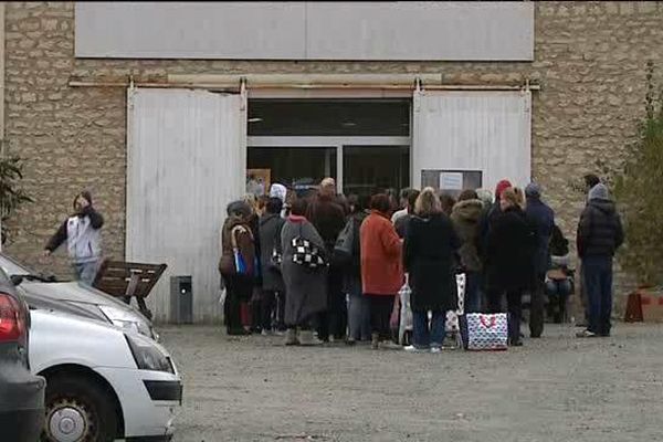 Le centre de l'Eclaircie des Restos de Coeur ferme.