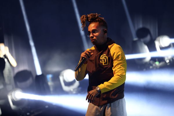 Zola le rappeur en concert en 2023 à Marseille.