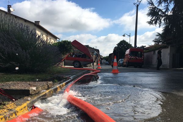 Des routes ont été inondées dans le Tarn-et-Garonne, à Albias et Réalville, suite aux orages de ce mardi 9 juillet, dans la soirée. 