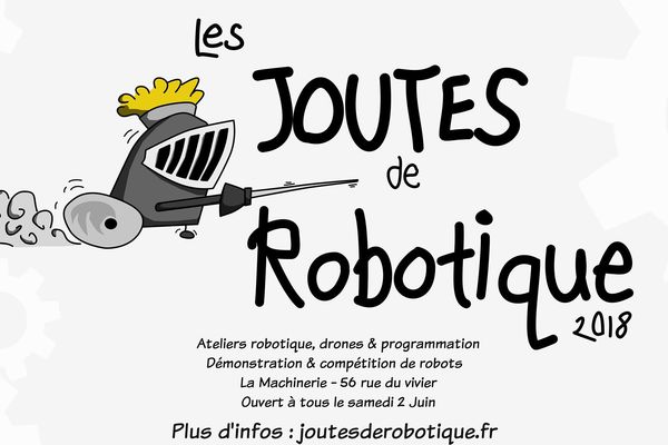 Affiche officiel des "Joutes robotiques"