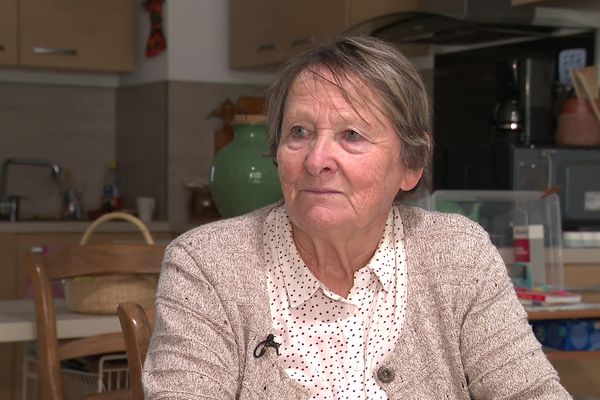 Chantal Picon, 79 ans, touche 1250 euros de pension de retraite par mois.