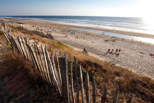 La plage de Biscarrosse