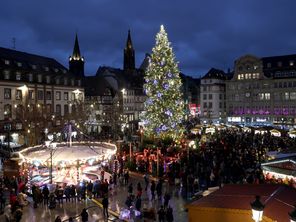 La place Kléber, Strasbourg, marché de Noël 2023