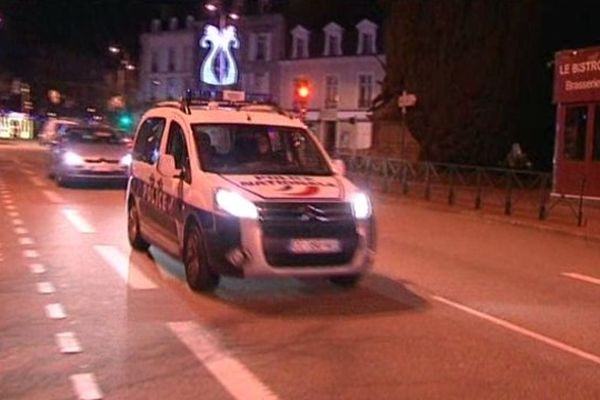 Voiture de police à Limoges (illustration)