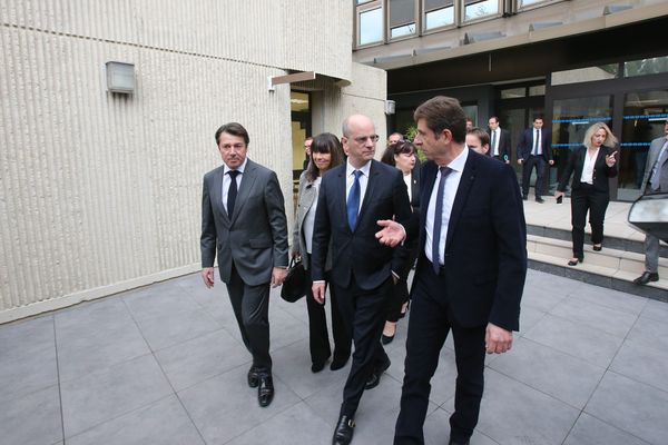 26 janvier 2018 - Visite du Ministre de l'éducation Nationale, Jean-Michel Blanquer au Rectorat de l'académie de Nice.