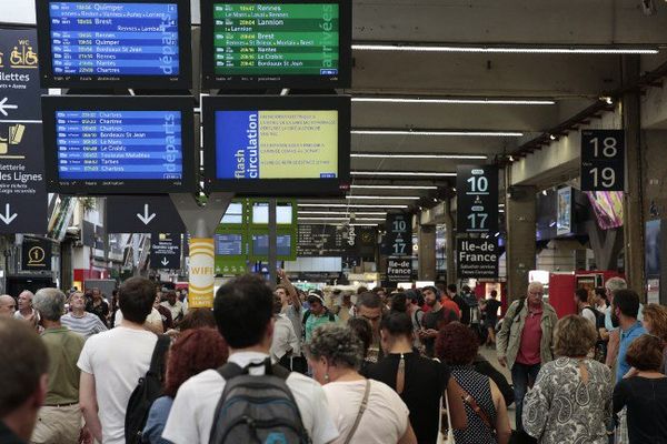 La gare Montparnasse avait déjà été touchée par une panne électrique le 17 juillet dernier.