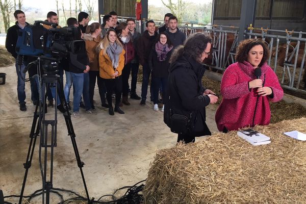 Des élèves du lycée agricole ont assisté à l'enregistrement de l'émission