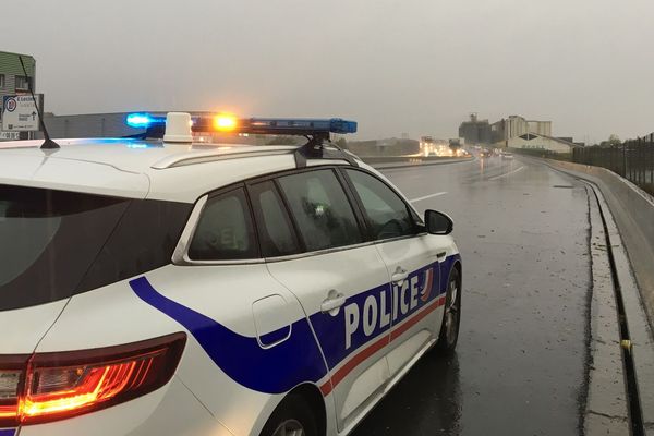 Les lieux de l'accident, sur la rocade d'Albi