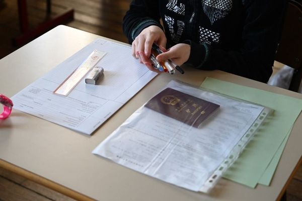 Pendant une épreuve du baccalauréat 2019.