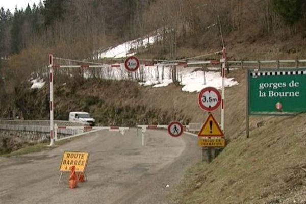 Les gorges de la Bourne souvent en chantier