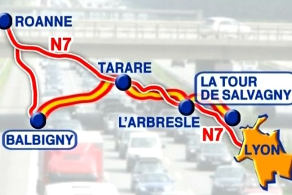 Les 50 kilomètres séparant Balbigny (42) de la Tour-de-Salvagny (69) seront ouverts à la circulation dès le 21 janvier.