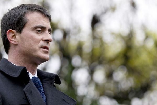 Manuel Valls à Matignon, le 16 décembre 2014