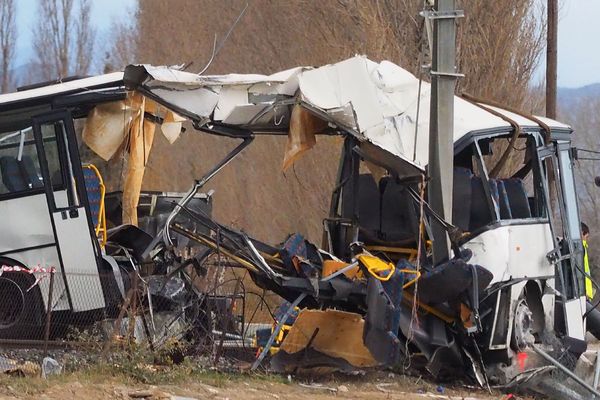 6 enfants sont décédés dans la collision en un train et un car scolaire le 14 décembre à Millas (66).