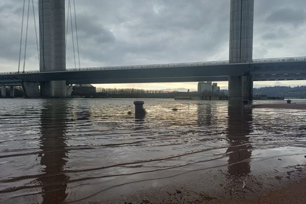 Les quais rive droite, ce dimanche 10 mars.