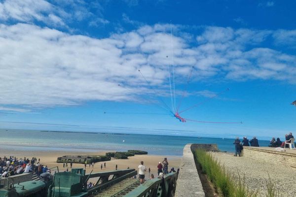 Le meeting aérien d'Arromanches a attiré une foule impressionnante.