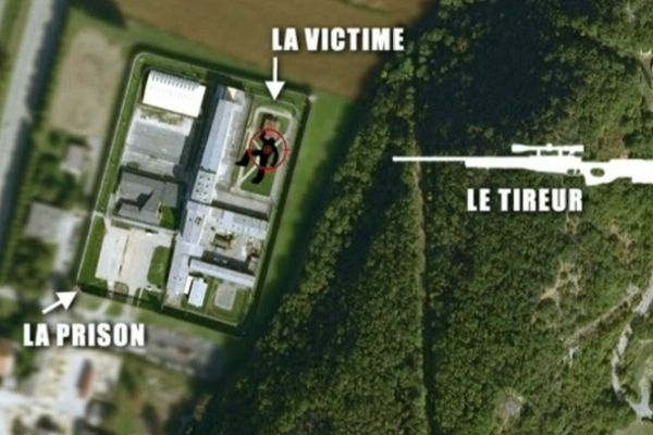 Un tireur dans les bois, une victime dans la cour de la prison de Varces (Isère)