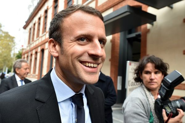 Emmanuel Macron en visite à Toulouse