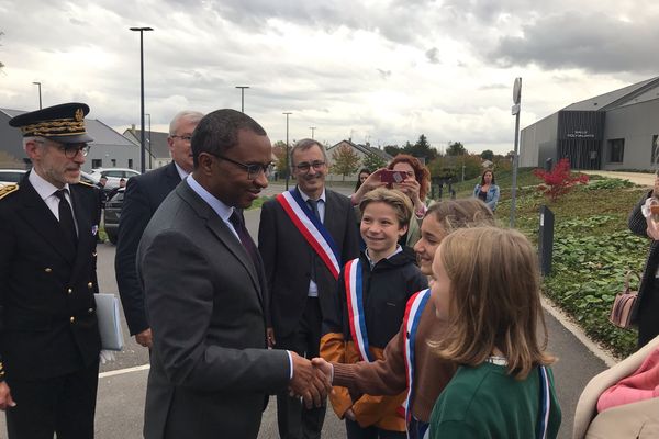 Le ministre de l'Éducation nationale, le 17 octobre 2022, à Pontfaverger-Moronvilliers, dans la Marne.