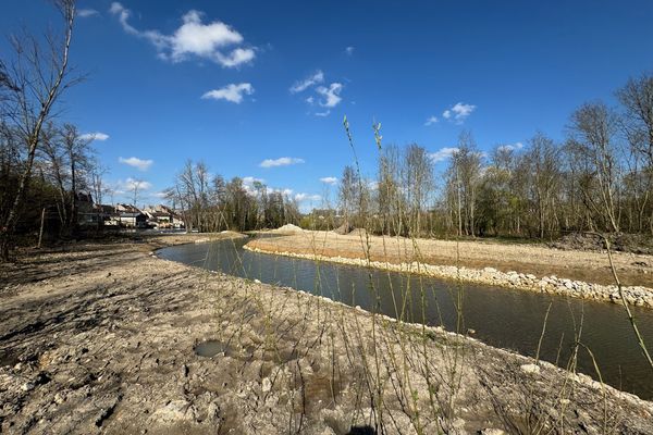 Le bras de contournement du Loing va permettre de limiter les risques de crue sur Nemours.