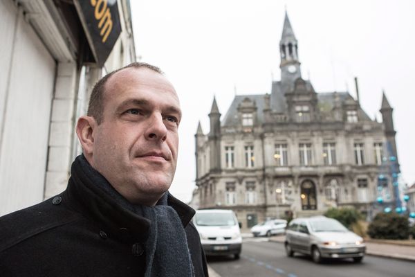 Steeve Briois, candidat Front National à la mairie d'Hénin-Beaumont. 