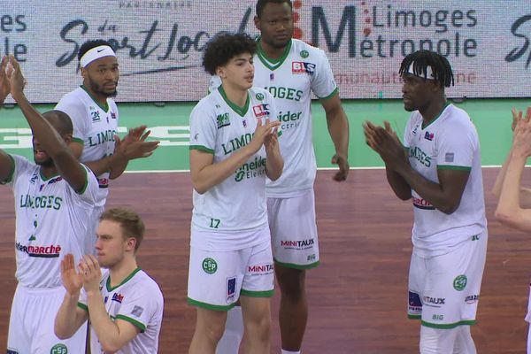 Après leur victoire 79-74 face à Cholet, le CSP reste dans la course aux playoff, samedi 7 mars 2020.