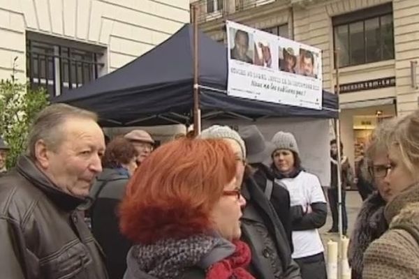 Lors d'une précédente manif de soutien aux otages du Sahel