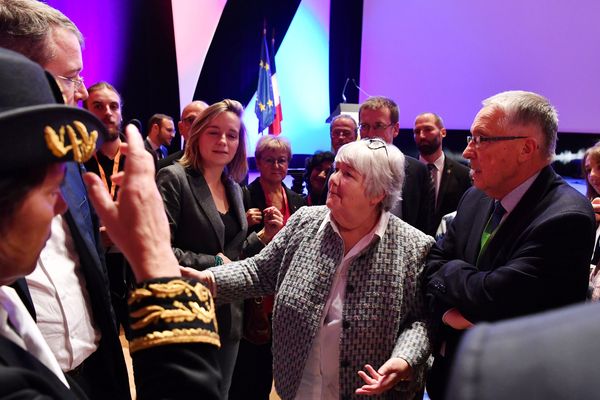 (18-10-2019) 89ème congrès des Départements de France à Bourges, au Palais d'Auron, en présence des ministres Jacqueline Gourault et Jean-Michel Blanquer, 