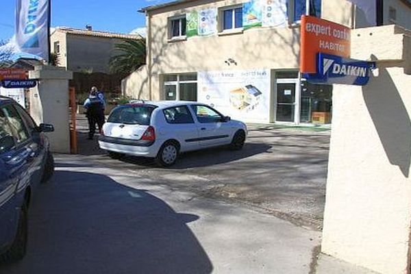 Fabrègues (Hérault) - lieu de l'arrestation du tireur présumé de la fusillade de la clinique Saint-Jean - 10 mars 2016.