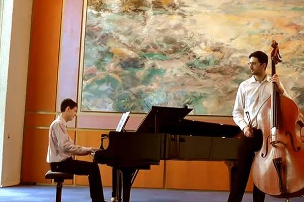 Récital classique pour piano et contrebasse avec Julien Mathias et Jean-Baptiste Mathulin diplômés du CNSM de Lyon.