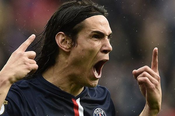 "El Matador" Edinson Cavani a inscrit un doublé face à Lille, samedi 25 avril 2015.