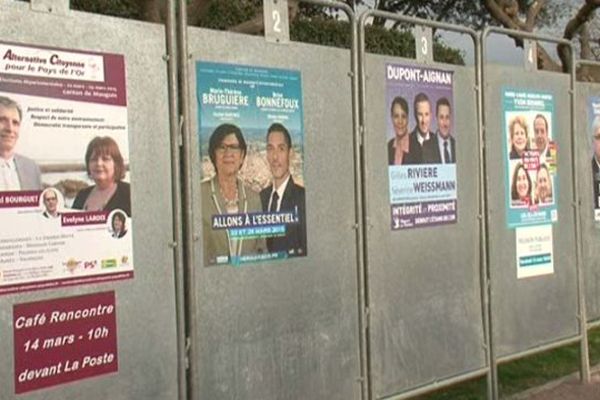 Affiches sur le canton de Mauguio