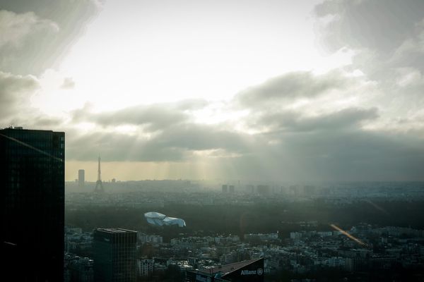 Une vue sur Paris (en décembre 2017).